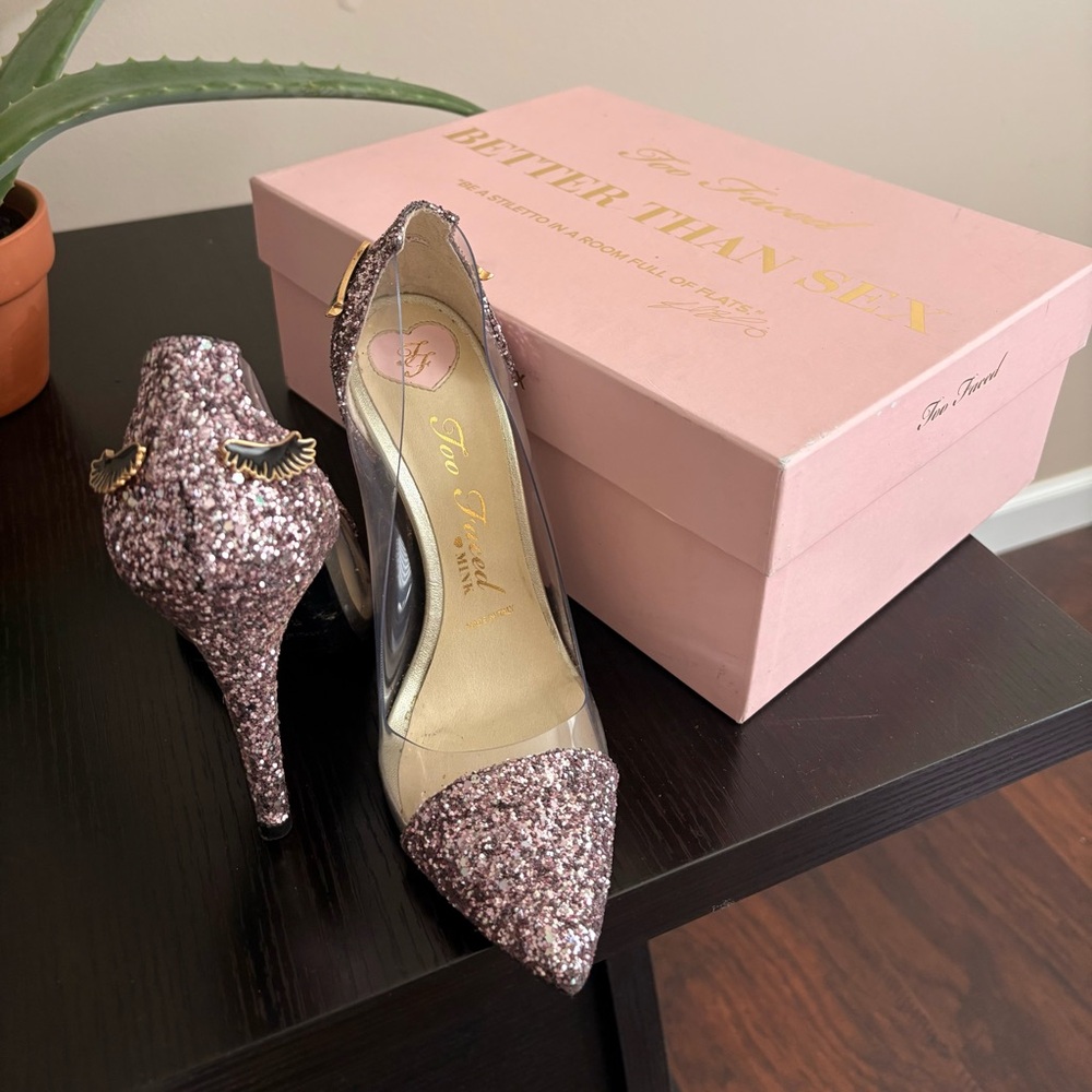 Too Faced “Better Than Sex” Glitter Pumps